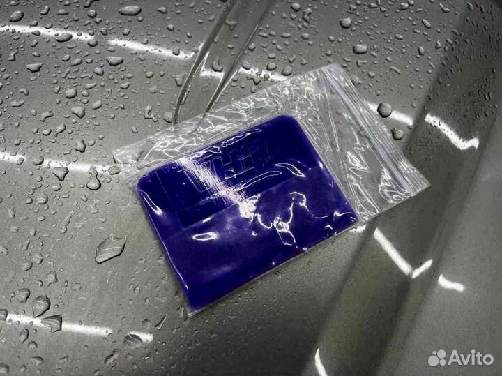 Полиуретановая пленка для оклейки фар чёрная