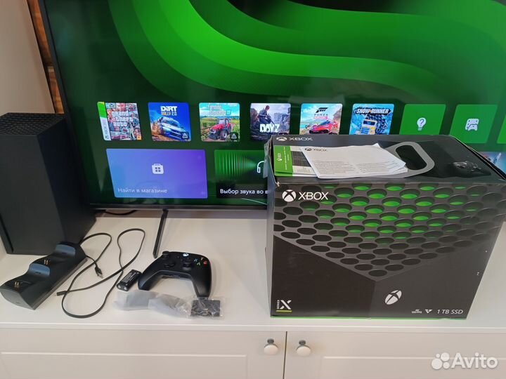 Xbox series X, зарядная станция, чек, гарантия