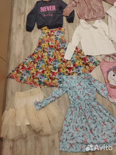 Вещи на девочку рост 128-134 пакетом