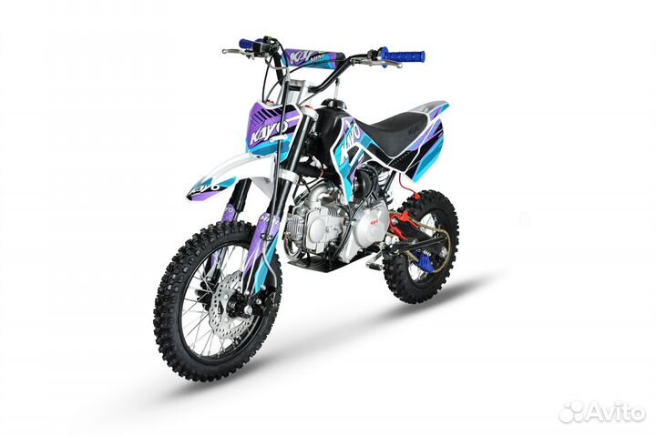 Питбайк kayo mini YX125EM 14/12 (мех. эл. стартер)