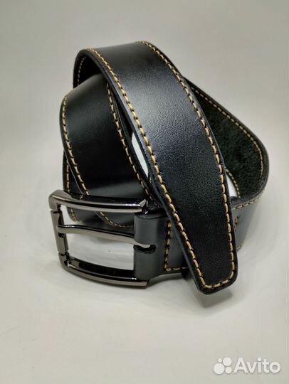 Ремень из натуральной кожи ручной работы