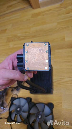 Водяное охлаждение процессора Corsair h80i