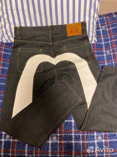 Джинсы evisu черные