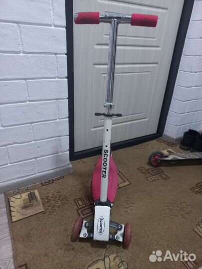 Самокат детский двухколесный бу