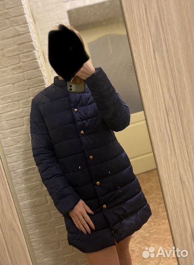 Куртка демисезонная удлиненная 46