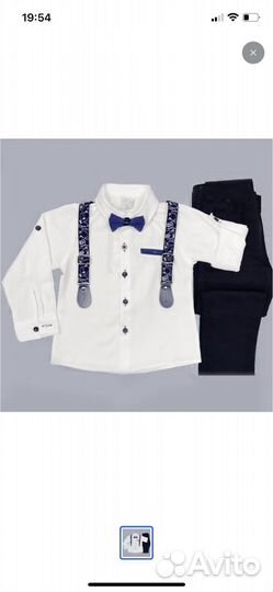 Рубашка и брюки на мальчика 80