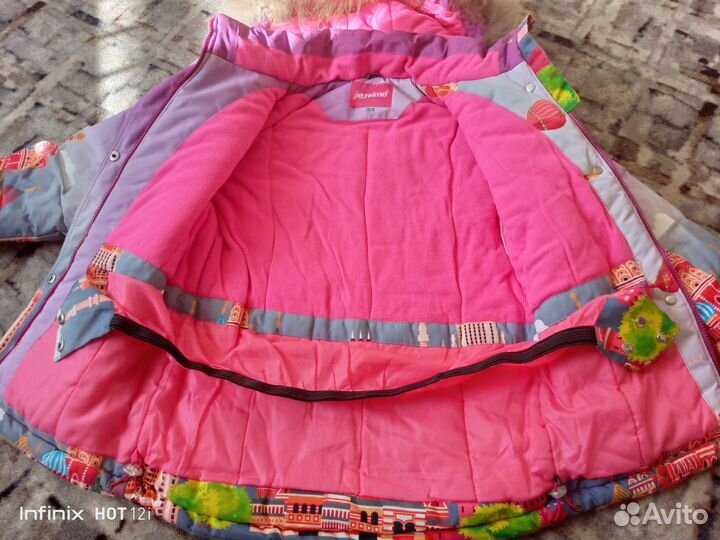 Зимний костюм для девочки 140