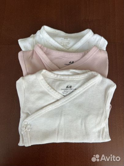 Боди hm 56 3 шт