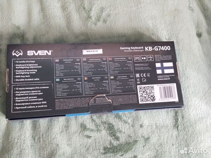 Игровая клавиатура Sven KB-G7400