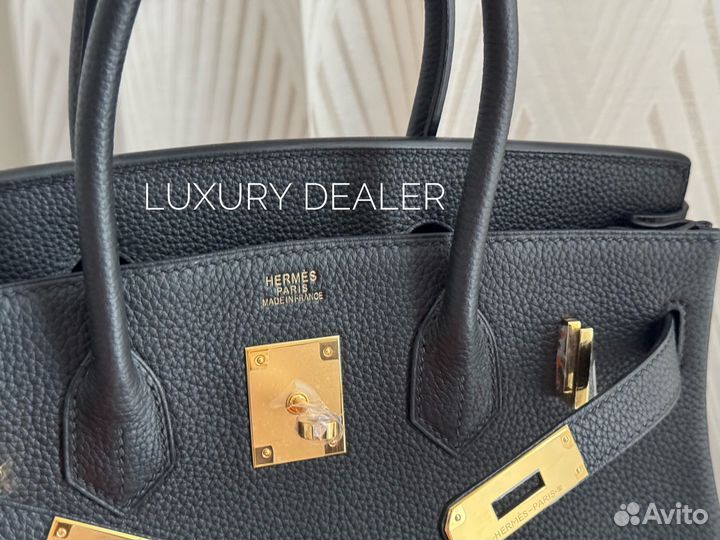 Сумка Hermes Birkin 30 Togo GHW в наличии черная