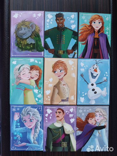 Наклейки (стикеры) и карты Panini Disney Frozen II