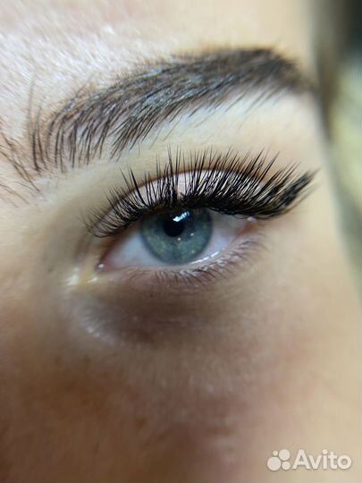 Наращивание ресниц премиум