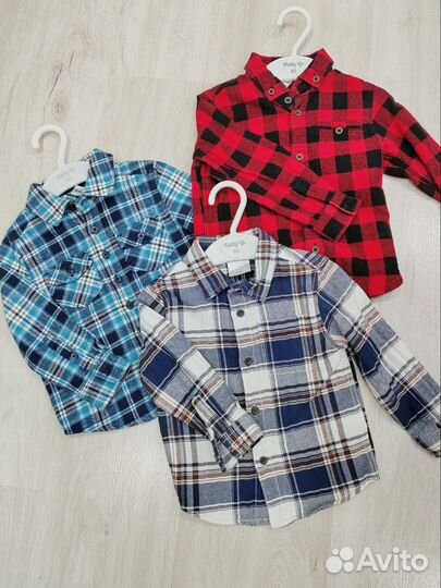 Рубашки на мальчика 80 86
