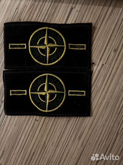 Stone Island патч черный
