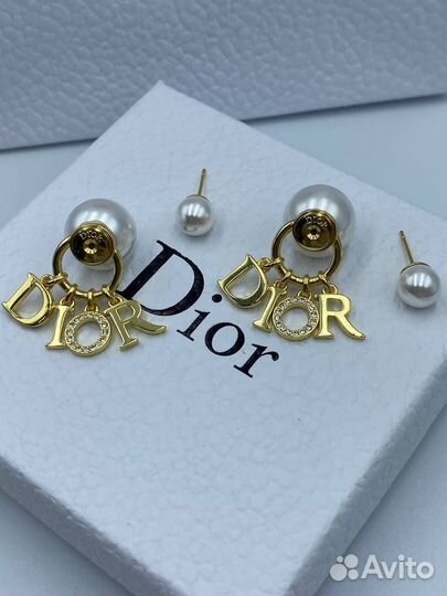 Серьги Christian Dior