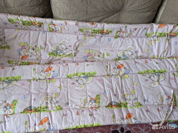 Бортики в детскую кроватку