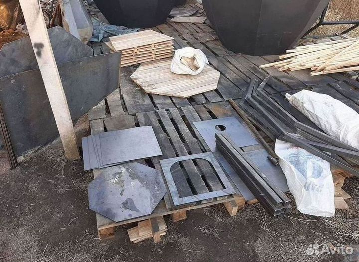 Банный чан. Уличная баня. Комплект для сварки