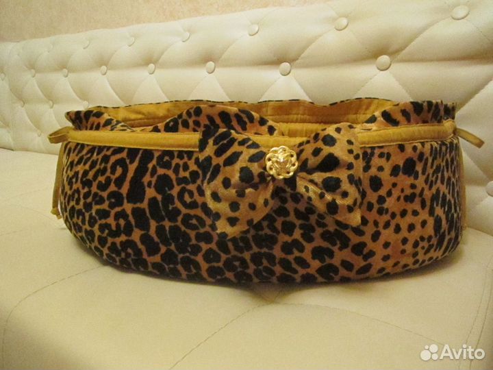 Лежанка леопардовая для кошек