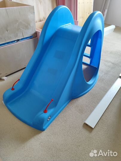 Детская горка пластиковая для дома, улицы