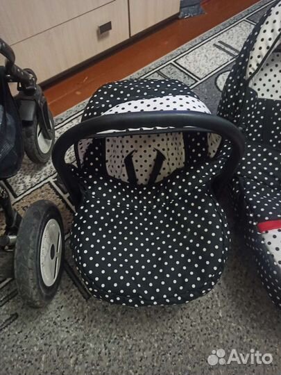 Коляска 3 в 1 glamour