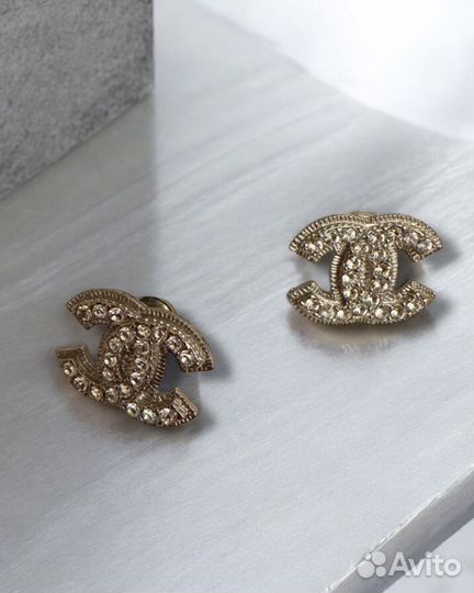 Пусеты Chanel оригинал