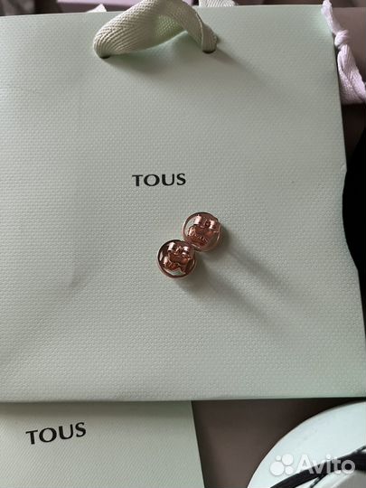 Серьги tous новые