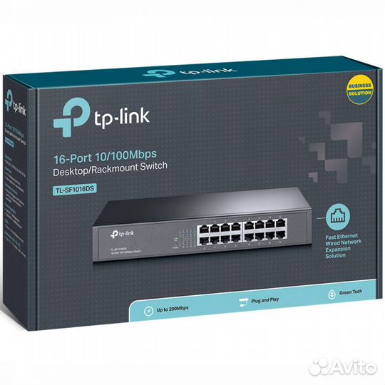 Коммутатор TP-Link TL-SF1016DS 109019