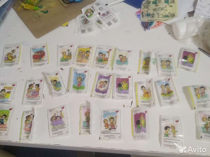 Вкладыши от жвачек love is