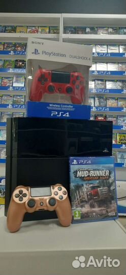 Sony playstation 4 fat Mudrunner 2 Dualshock