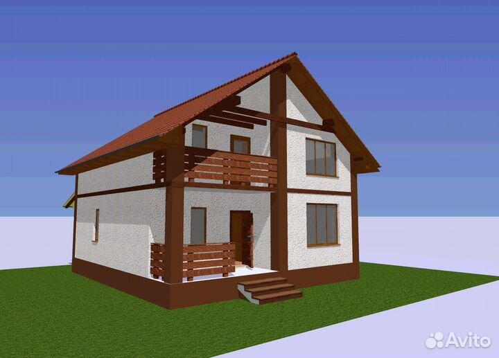 Проектирование дома (3d модель)