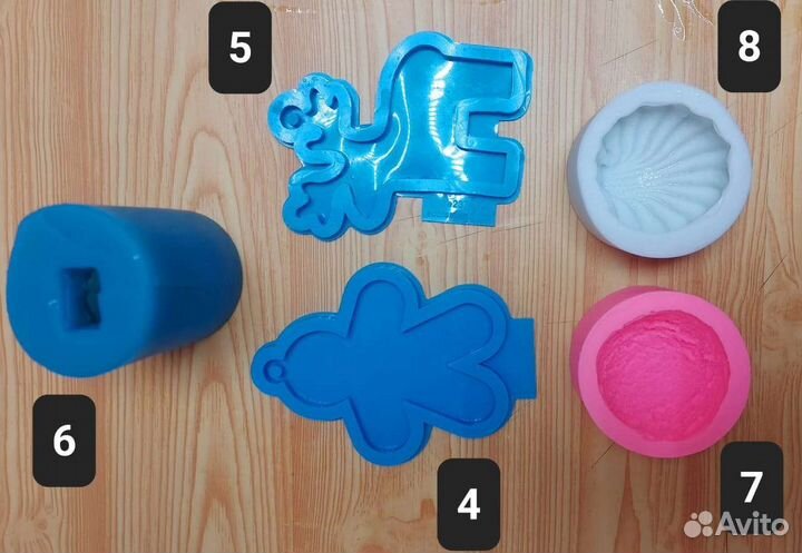 Силиконовые формы для мыла
