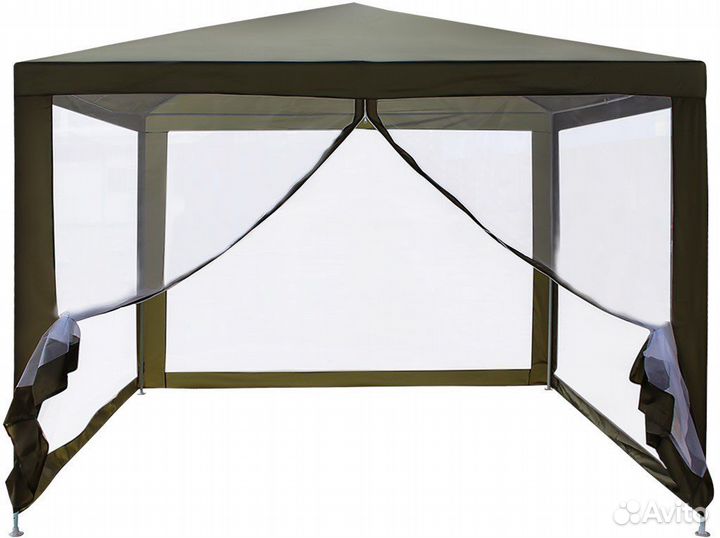 Тент, шатер для дачи 3х3 с антимоскитными сетками