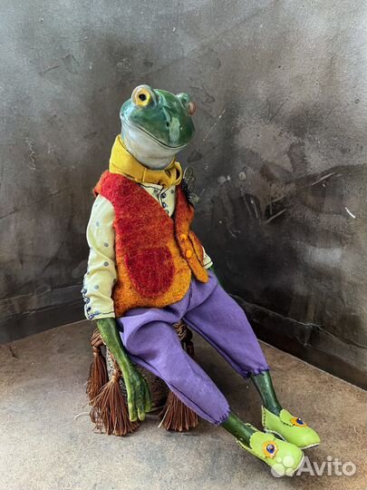 Лягушка. Авторская кукла