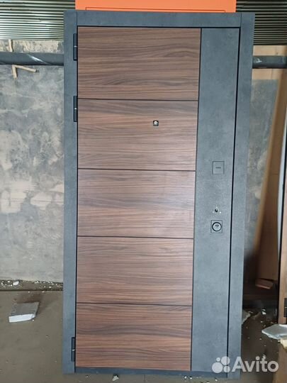 Дверь входная металлическая двухпанельная