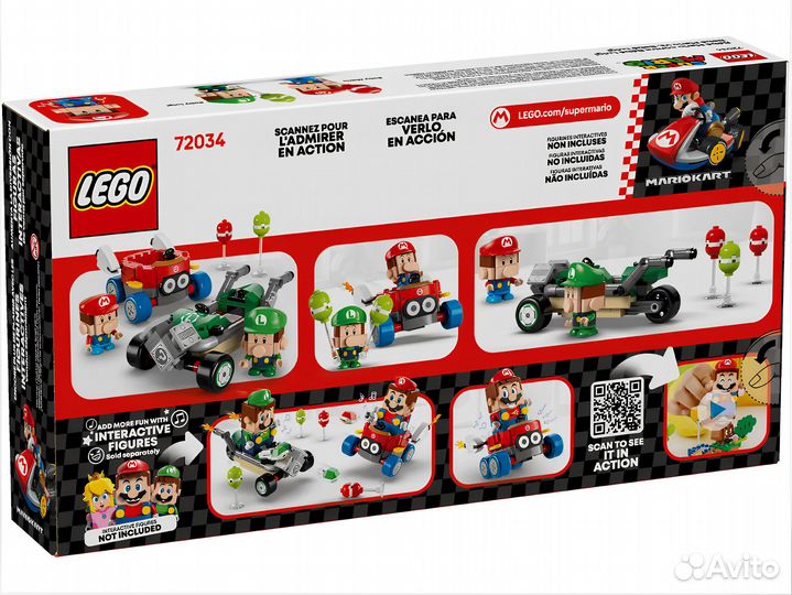 Конструктор lego Super Mario 72034 Марио Карт – Б