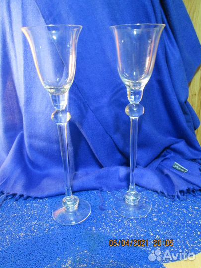 Свадебные бокалы - подсвечники