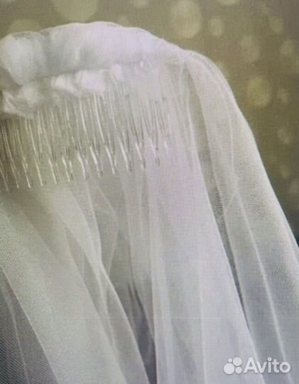 Свадебная фата длинная