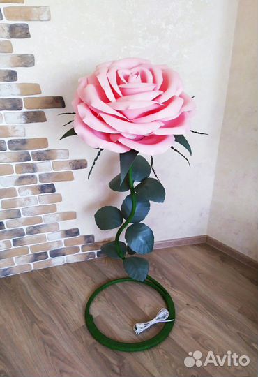 Интерьерная роза/ Ночник