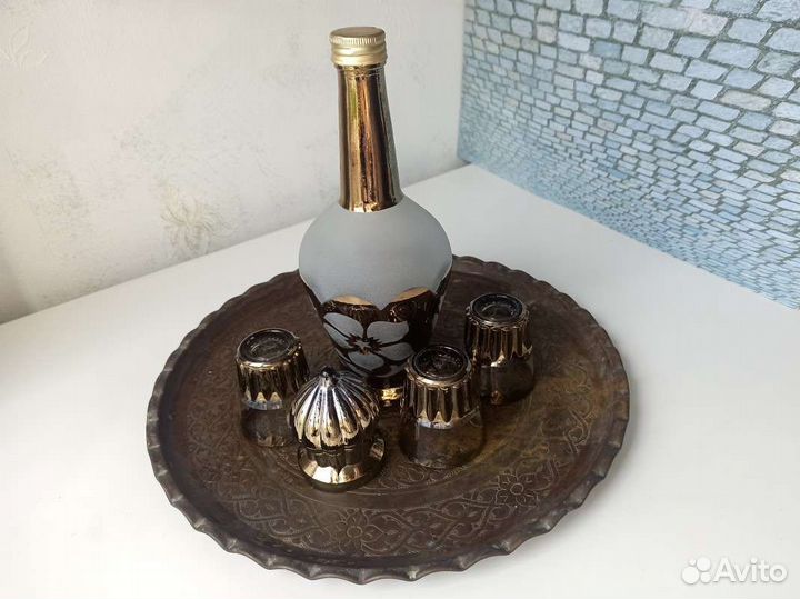 Посуда СССР графин стопки салатник советский ваза