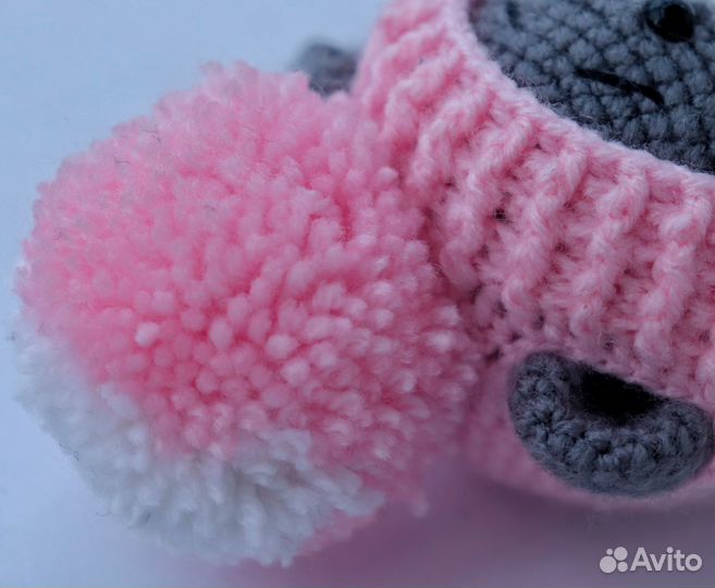 Мишка,Тедди''\ вязанная игрушка ручной работы