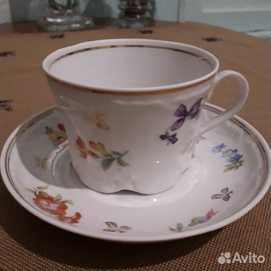 Чайная пара вербилки лимож. Гарднер. Дфз