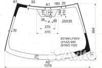 Стекло лобовое toyota auris 5D HBK 2007- FYG-дд бе