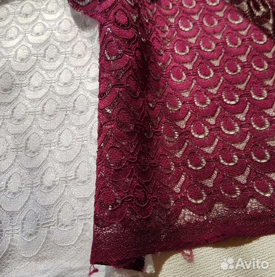 Ткань гипюр кружево