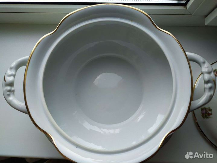 Супница, соусник фарфор сервиз 