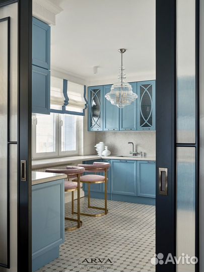 Кухни на заказ, Береза, цвет белый и по RAL