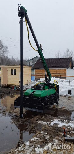 Винтовые сваи Монтаж