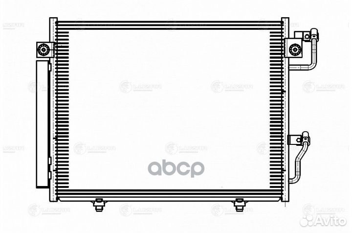 Радиатор кондиц. для а/м Mitsubishi Pajero III