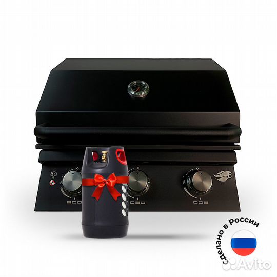 Гриль газовый встраиваемый B-Fire Bizon Premium Bl
