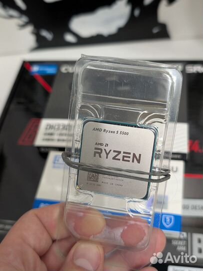 Ryzen 5 5500 +B450m +16Gb 3600Mhz +512Gb SSD+Кулер
