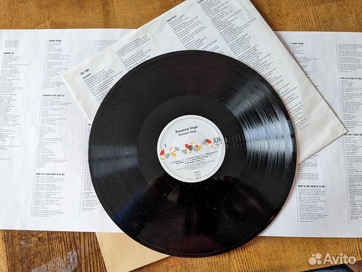 LP Susanne Vega оригинал винил пластинка